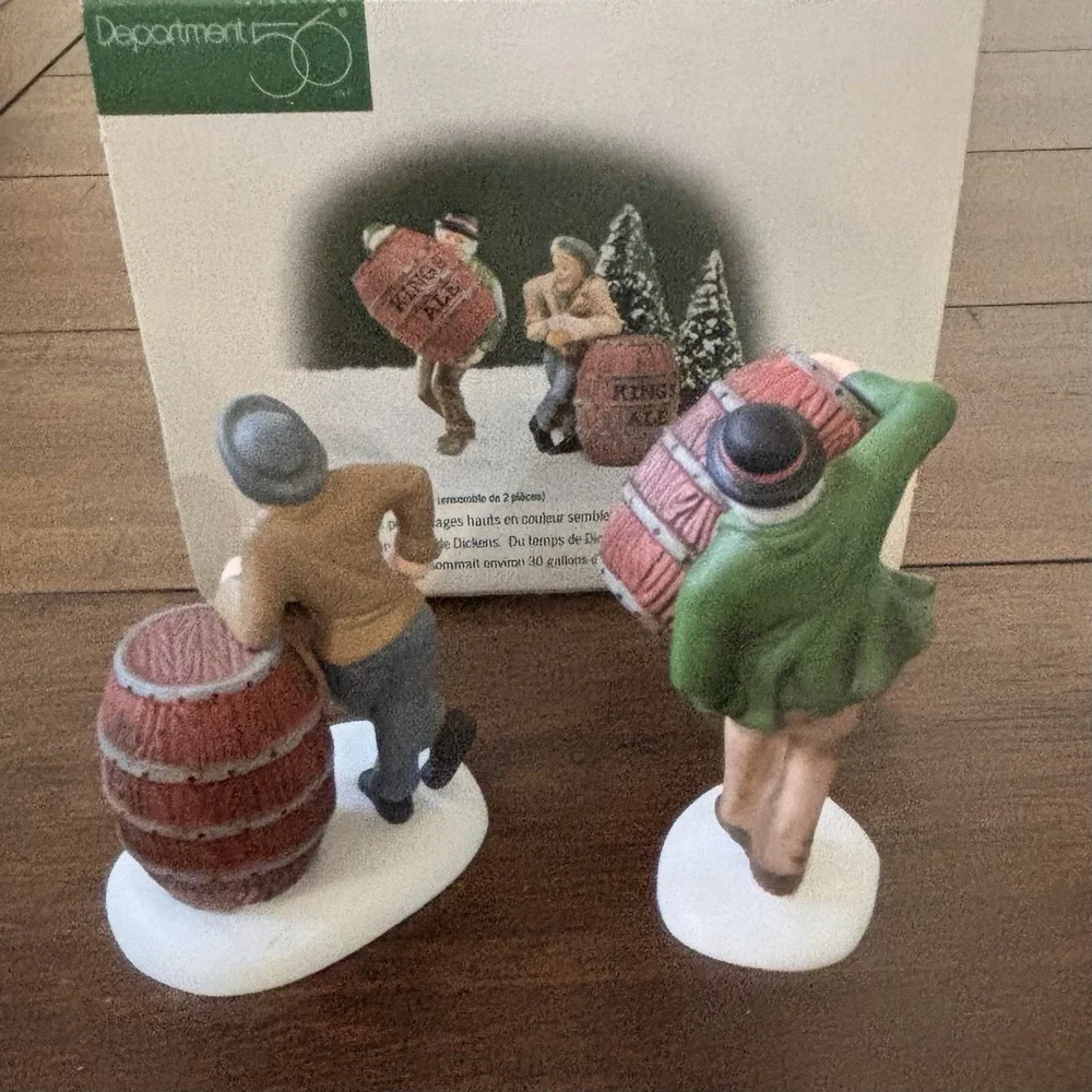 Dept 56 Dickens Village Lot Accessory Sets Ale Mates Good Days Catch Town Crier